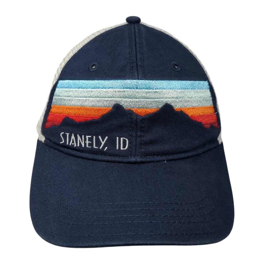 Stanley ID Snapback Trucker Cap Blue One Size Adjustable Mesh Back Gear